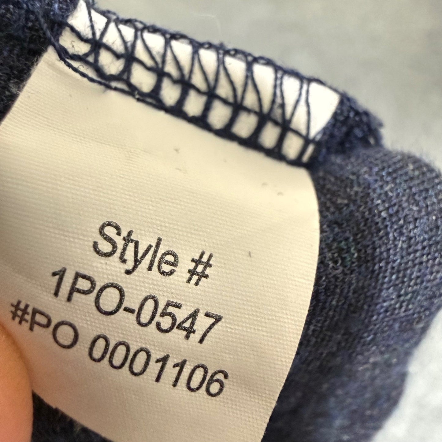 Mizzen+Main ProFlex Sweater Mens XXL Blue 1/4 Zip Pullover Performance Casual