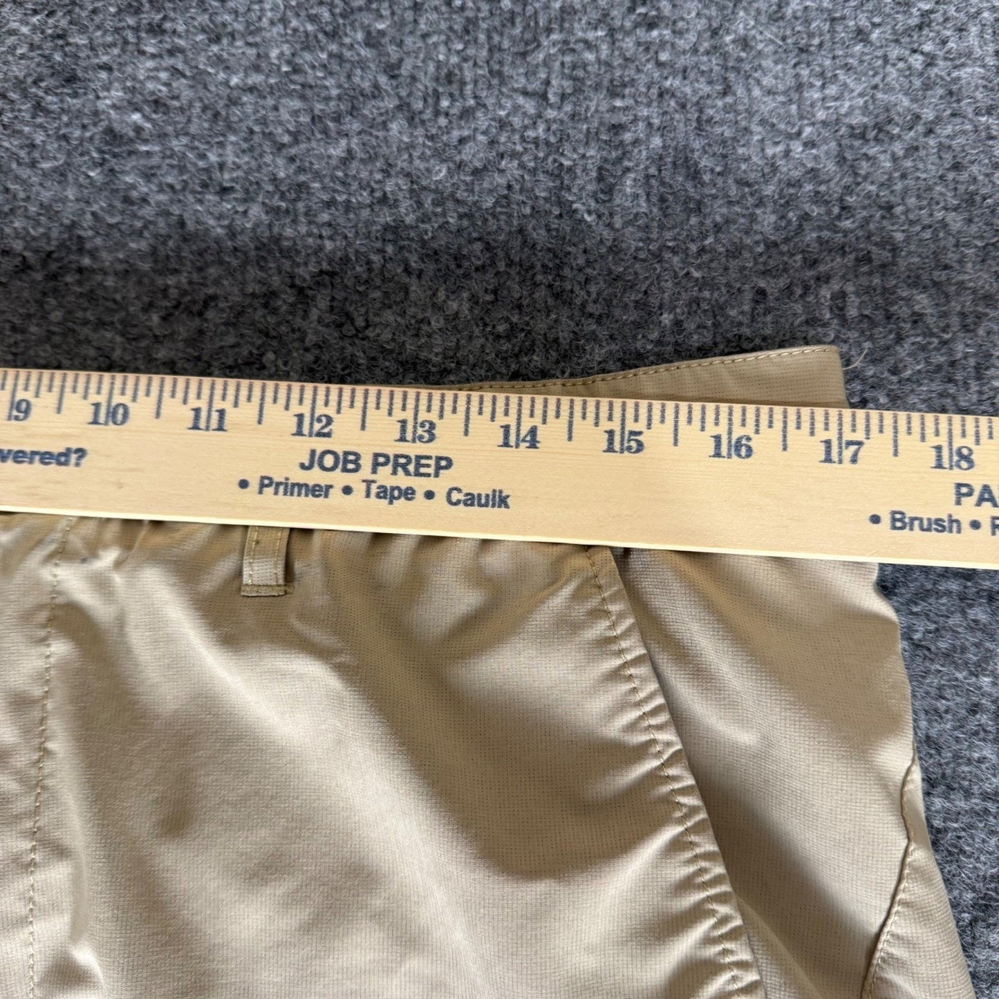 Johnston & Murphy XC4 Shorts Mens 34 Tan Performance Stretch Golf Casual Travel