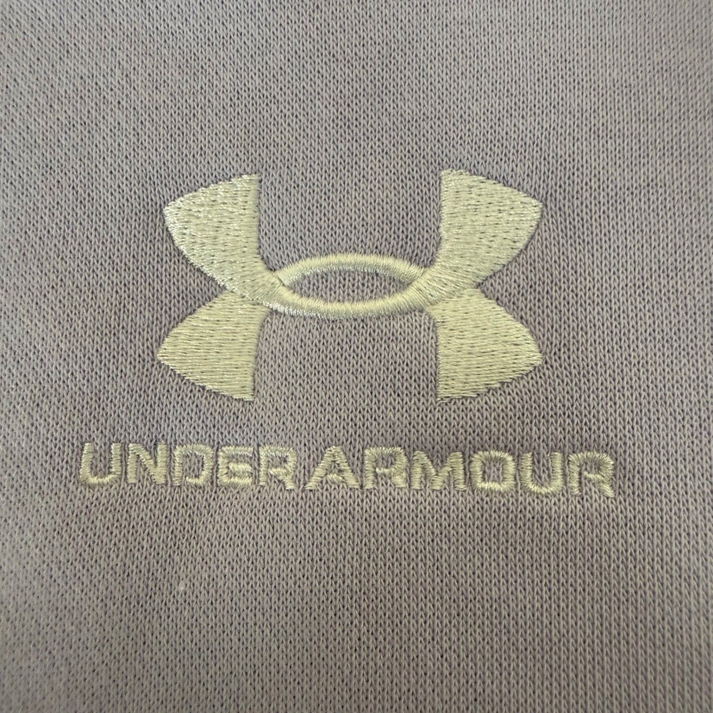 Under Armour Mens Small Purple Fleece Crewneck Sweatshirt Pullover Athletic Soft