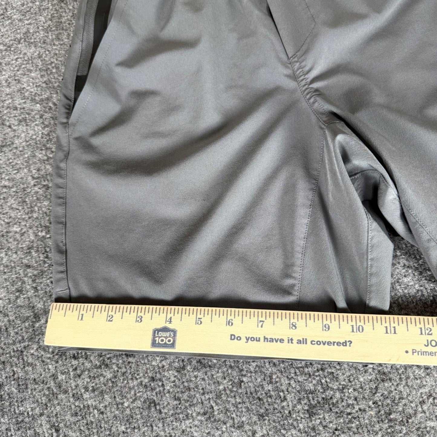 Ten Thousand Mens Interval Shorts Small Gray Athletic Workout Gym Training