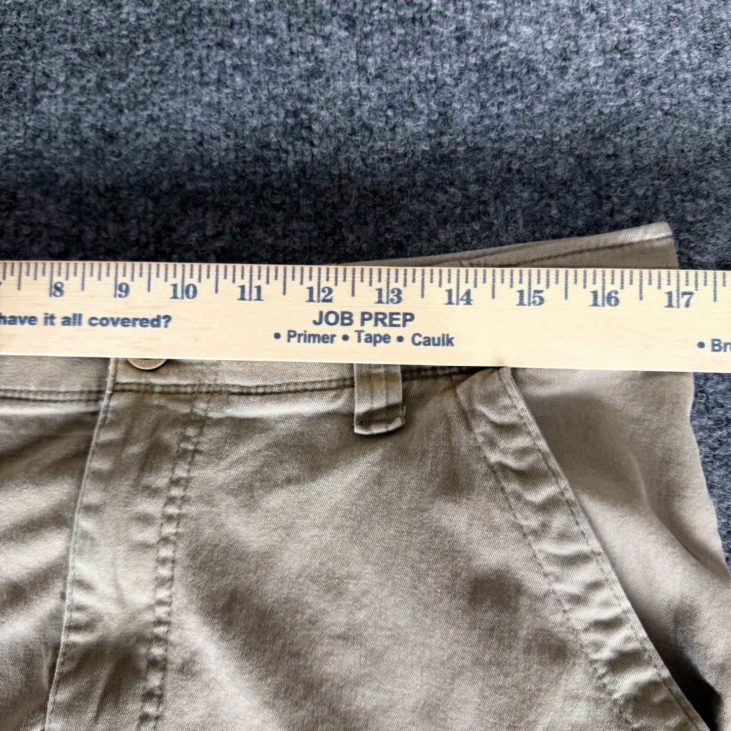 Wrangler ATG All Terrain Gear Mens Cargo Pant Beige 34x30 Outdoor Hiking Utility