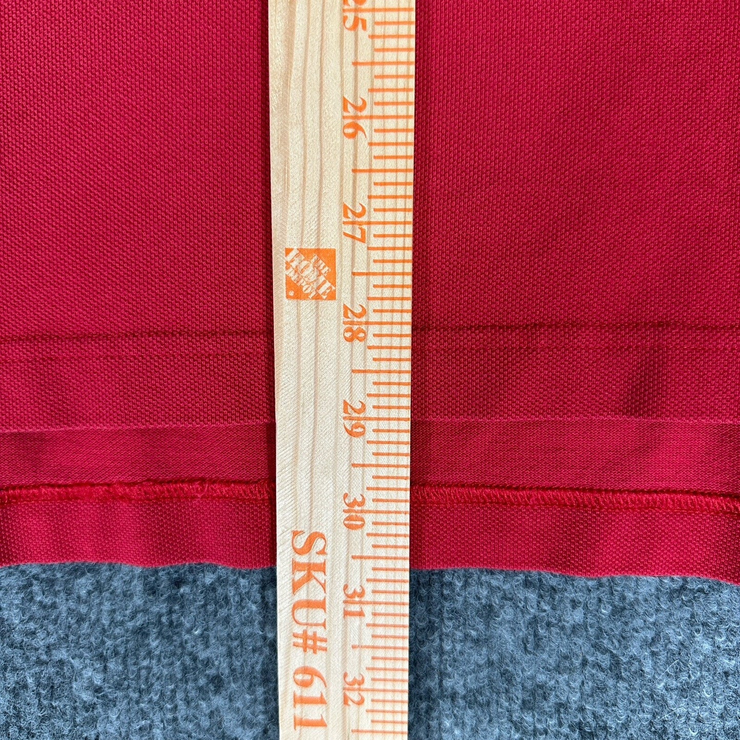 Brooks Brother 346 Polo Shirt Mens XL Red Solid Short Sleeve Cotton Casual Adult