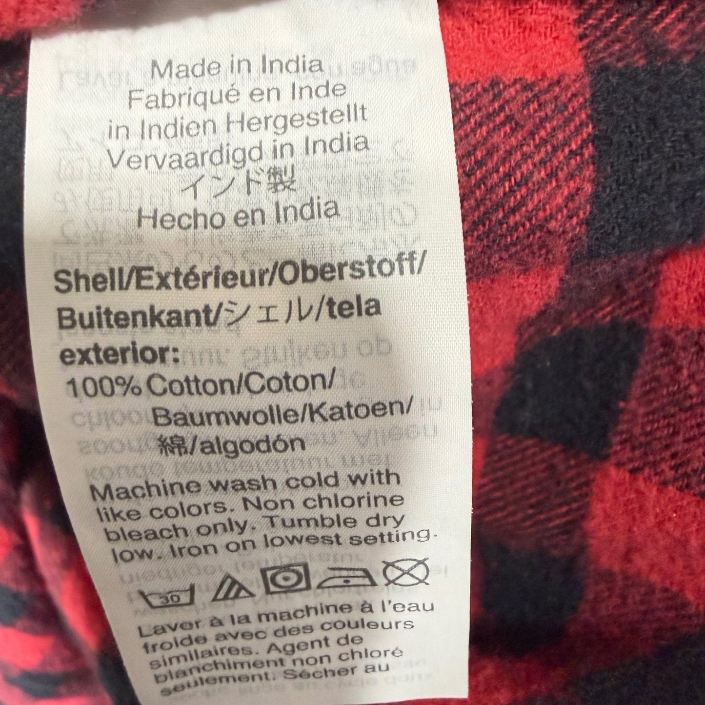J.Crew Mens Slim Fit Flannel Shirt Red Black Buffalo Check Plaid Small Casual