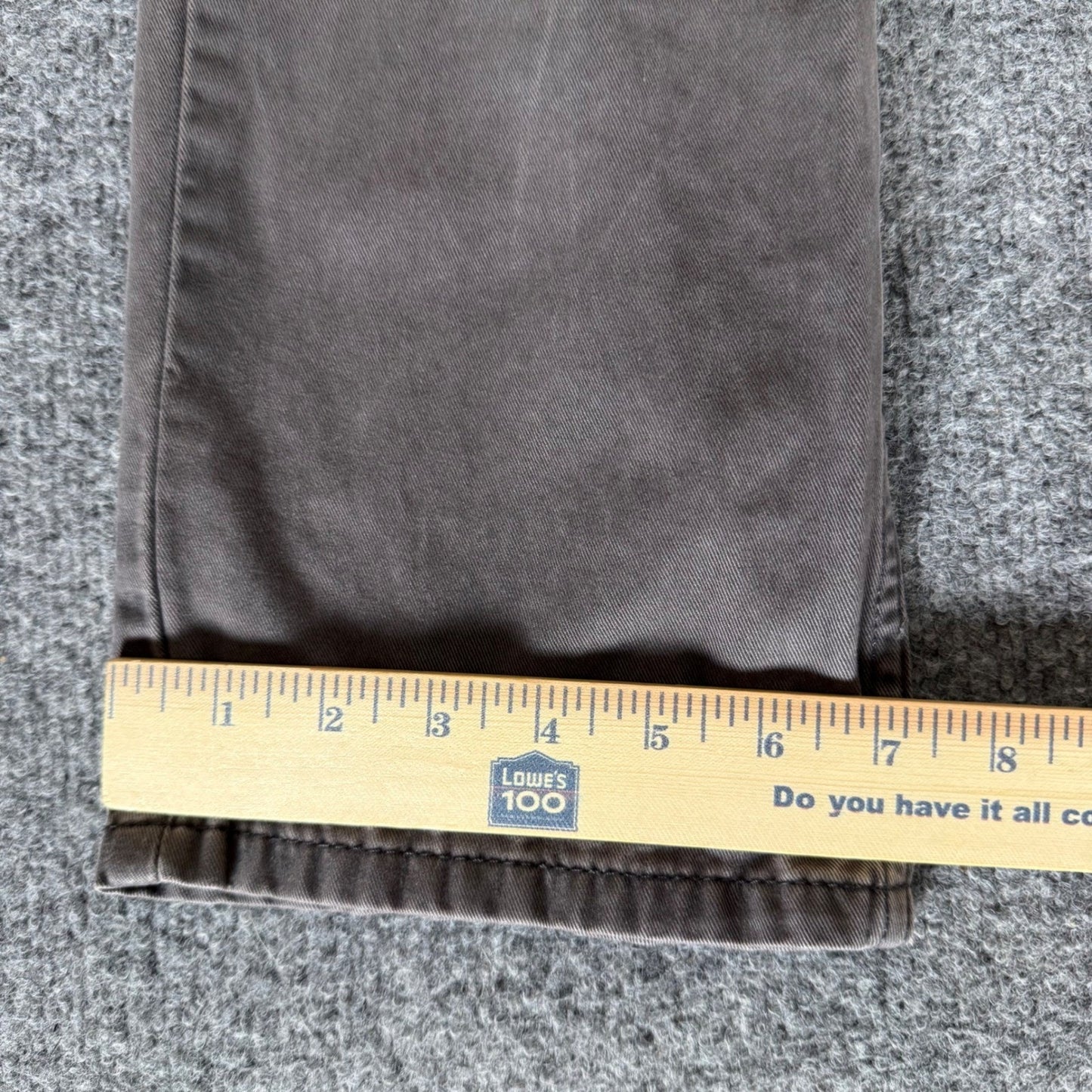 Levis 514 Straight Fit Pants Mens 30x32 (Fits 30x30) Charcoal Grey Cotton Denim