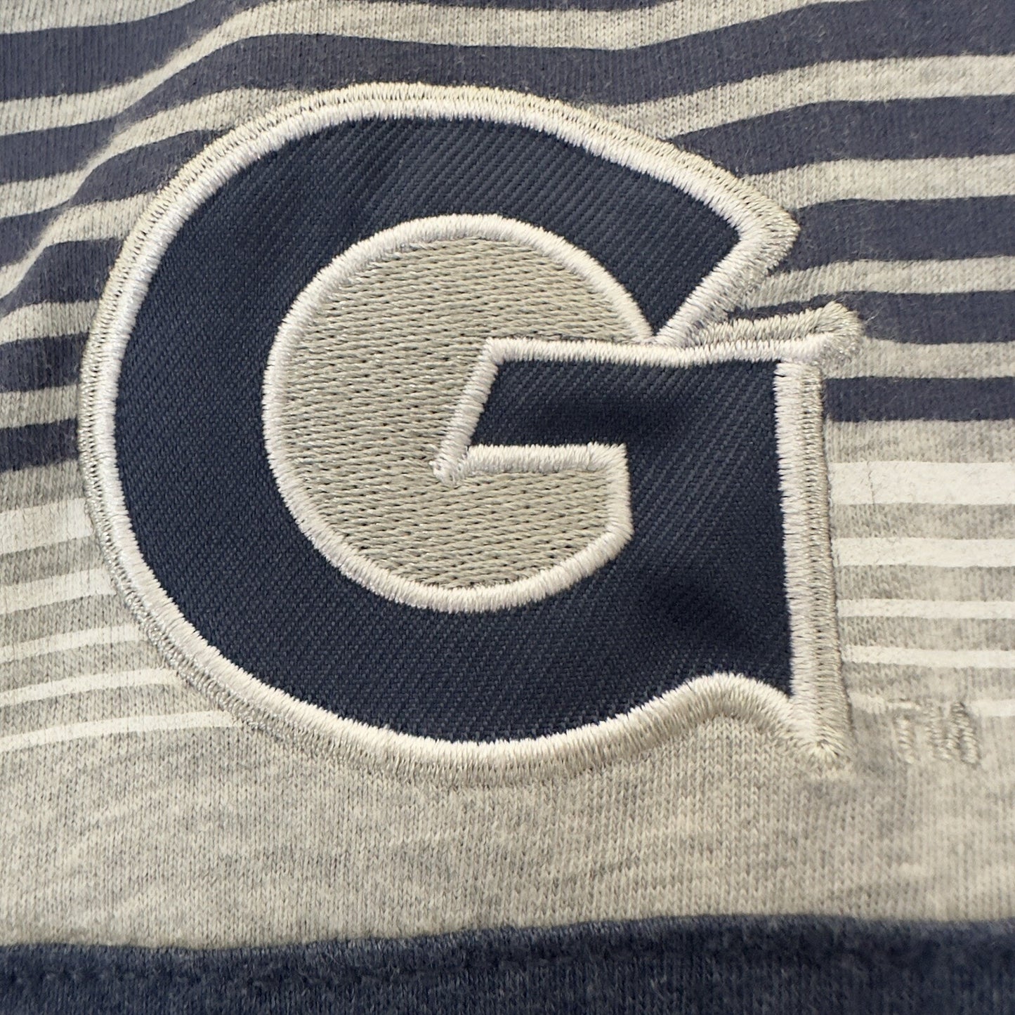Georgetown Hoyas Polo Shirt Mens 2XL Blue Grey Short Sleeve College XXL Adult
