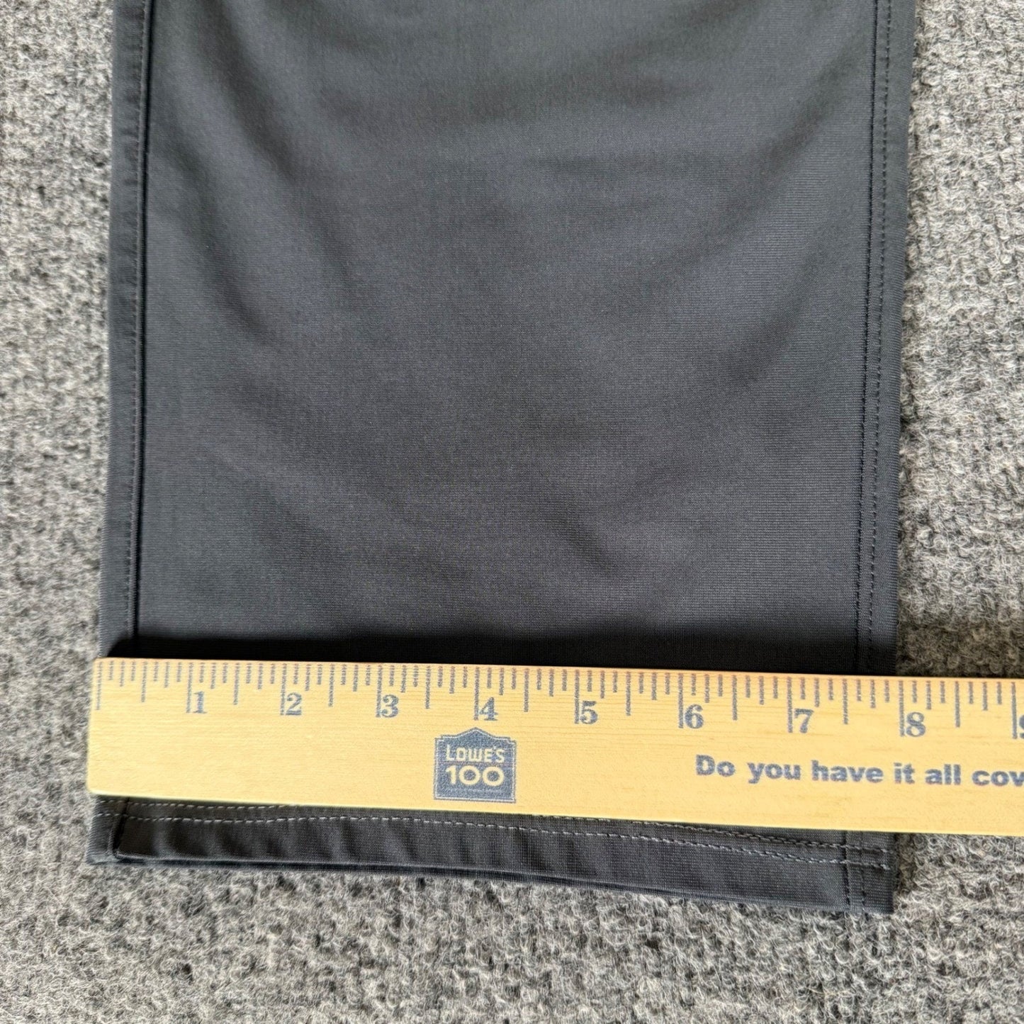 Vuori Meta Pant Mens 38x26 Charcoal Gray Casual Performance Stretch Comfort V430