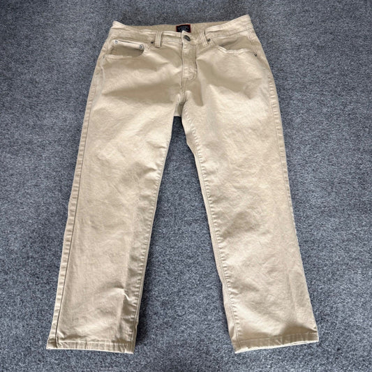 UNTUCKit Mens Straight Fit Chino Pant Khaki 32x30 (32x25) Everyday Casual Office