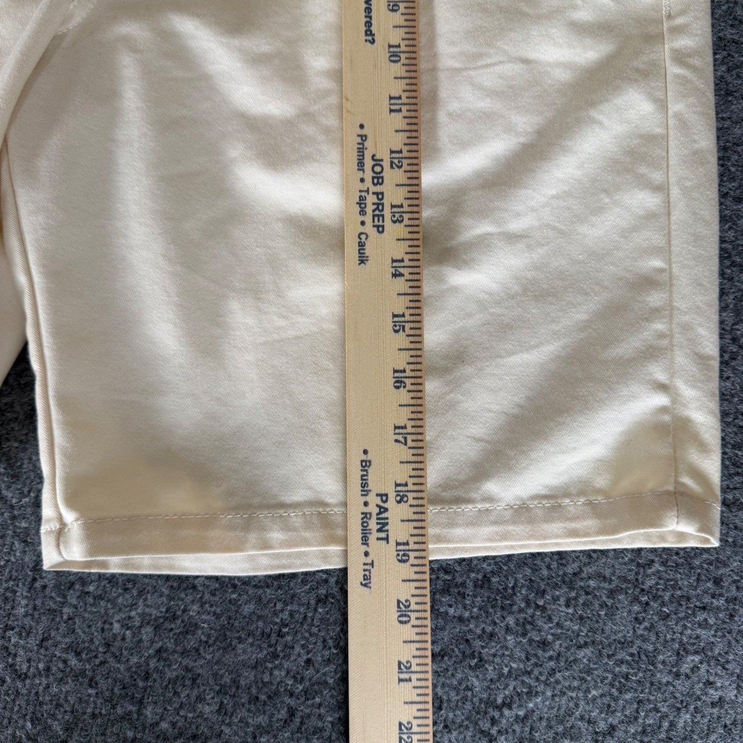 Vans Chino Short Men 34 Beige Flat Front Casual Skate Grunge Streetwear Everyday