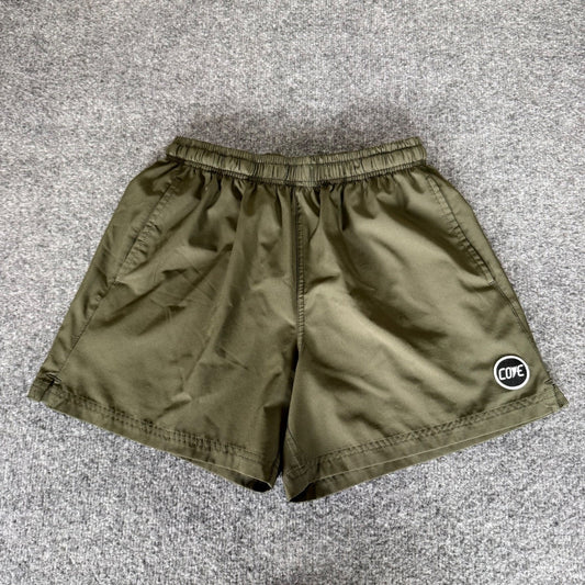 Cove USA Mens Performance Shorts Olive Green Size 30 Casual Outdoor Stretch