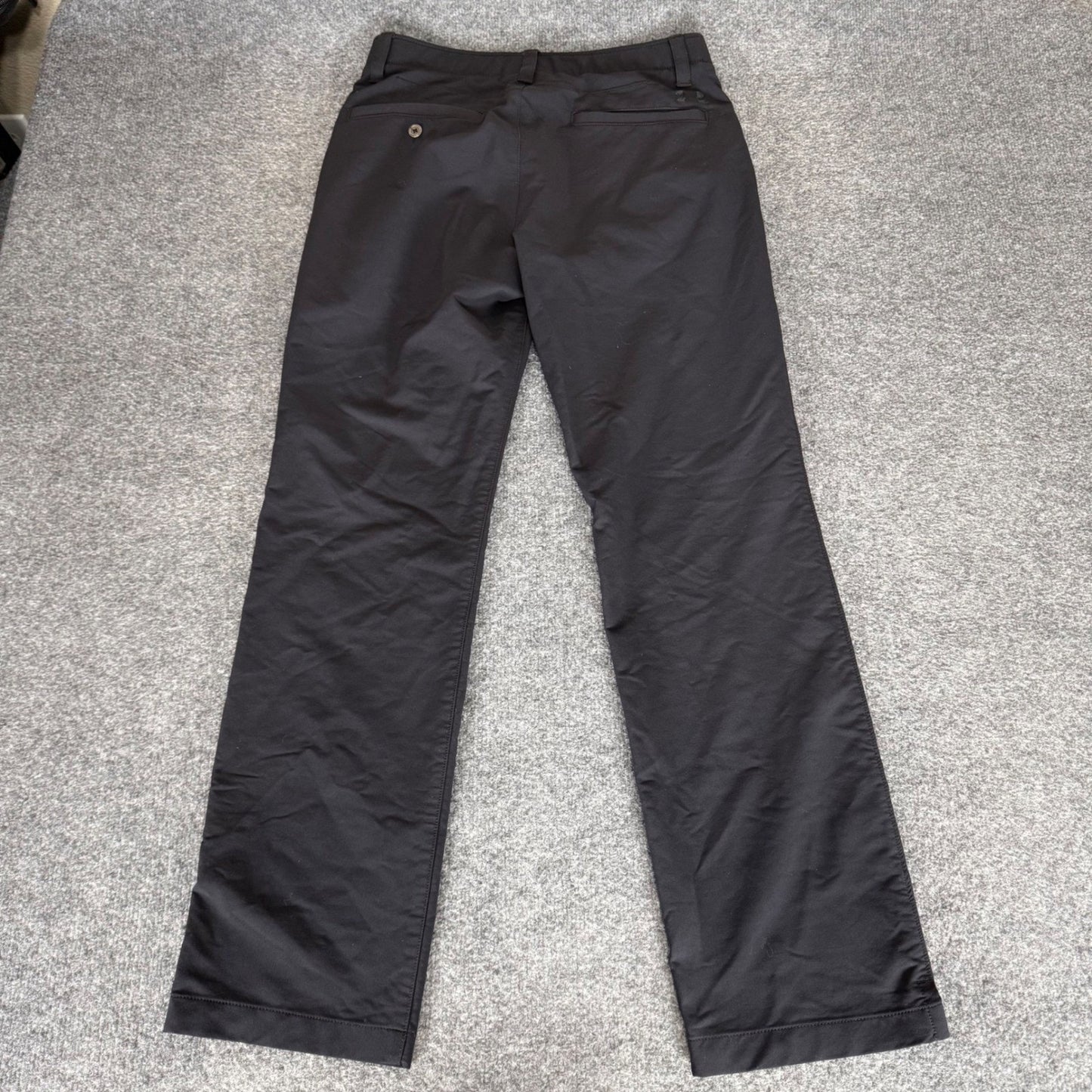 Under Armour Mens Match Play Golf Pants Black 30x32 Performance Stretch Casual