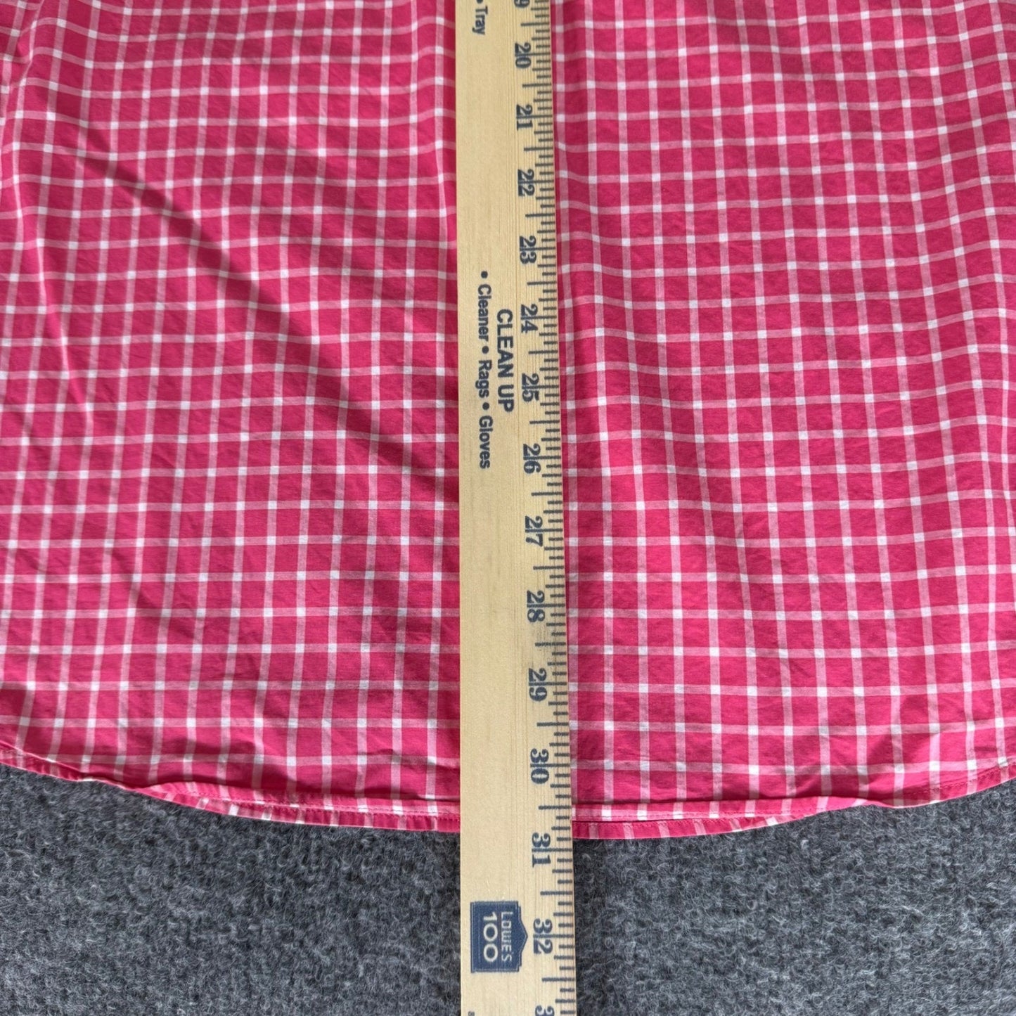 Faconnable Shirt Mens Medium Pink Plaid Short Sleeve Button Down Casual Resort