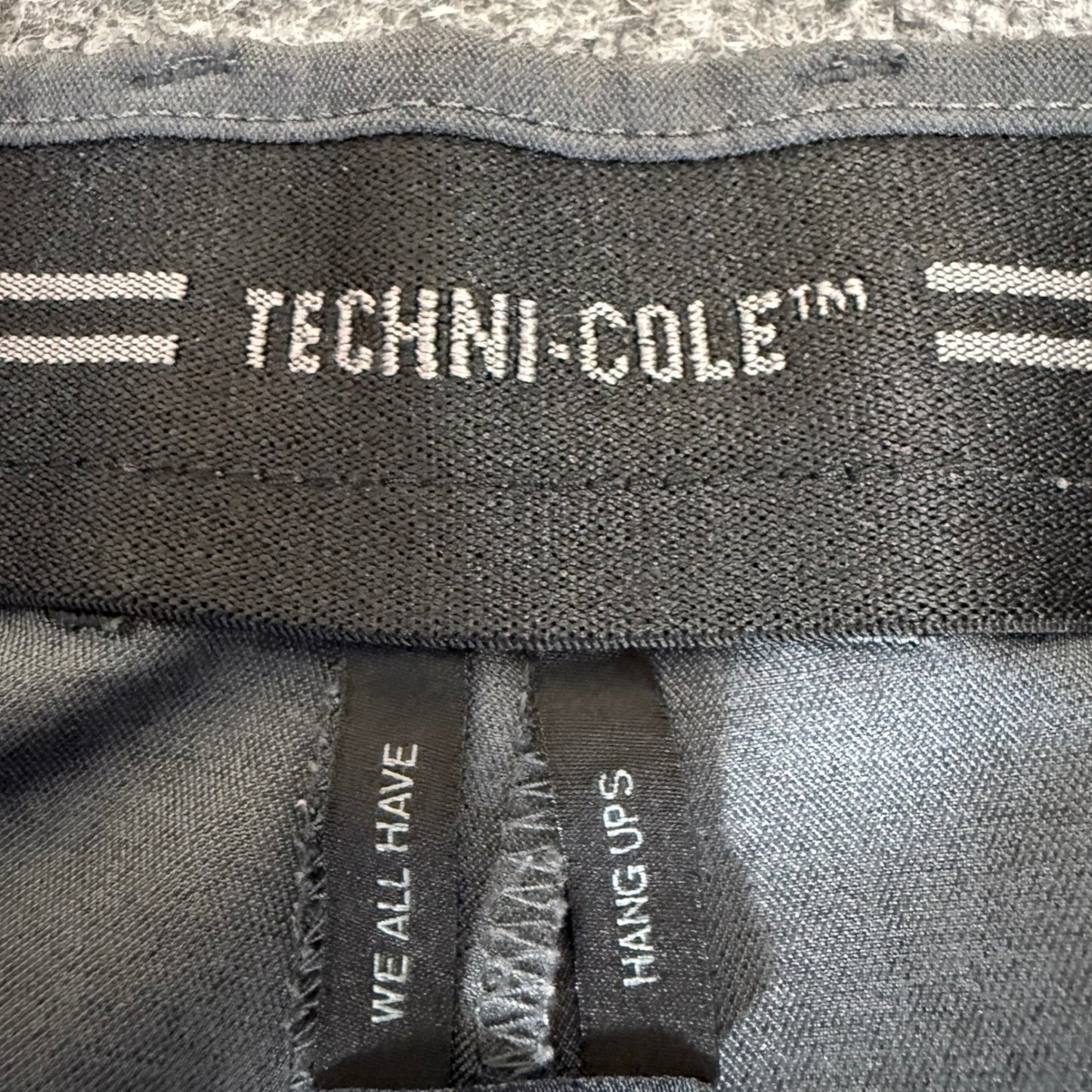 Kenneth Cole Techni-Cole Dress Pants Mens 36x31 Gray Stretch Slim Fit Business