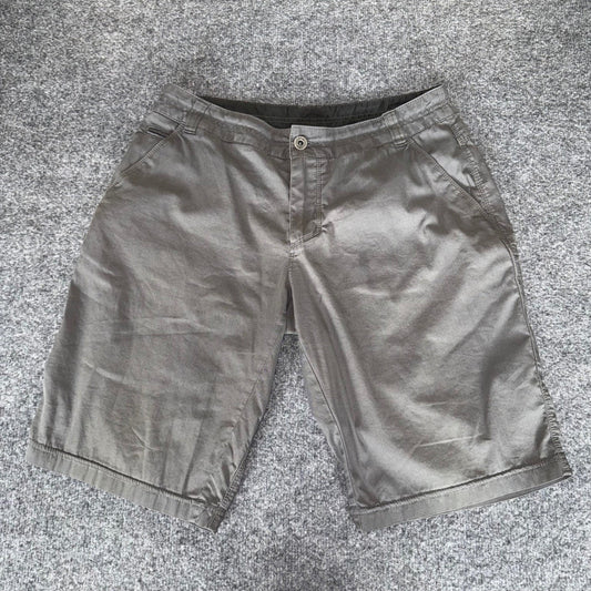 Kuhl Hiking Shorts Mens 33 Gray Chino Casual Outdoor Trail Lightweight Stretch
