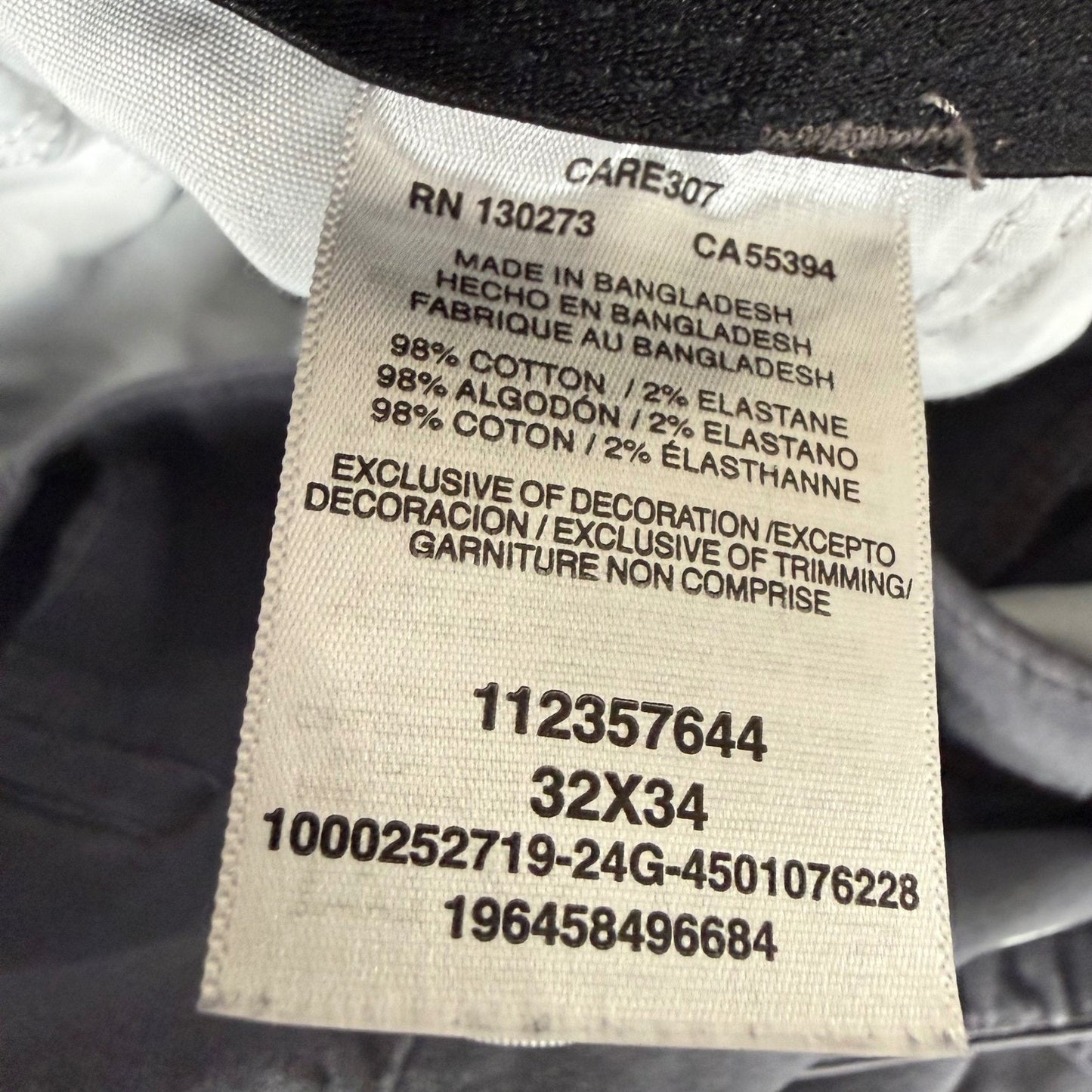 Wrangler ATG All Terrain Gear Mens Cargo Pants Gray 32x34 (33x32) Outdoor Hiking