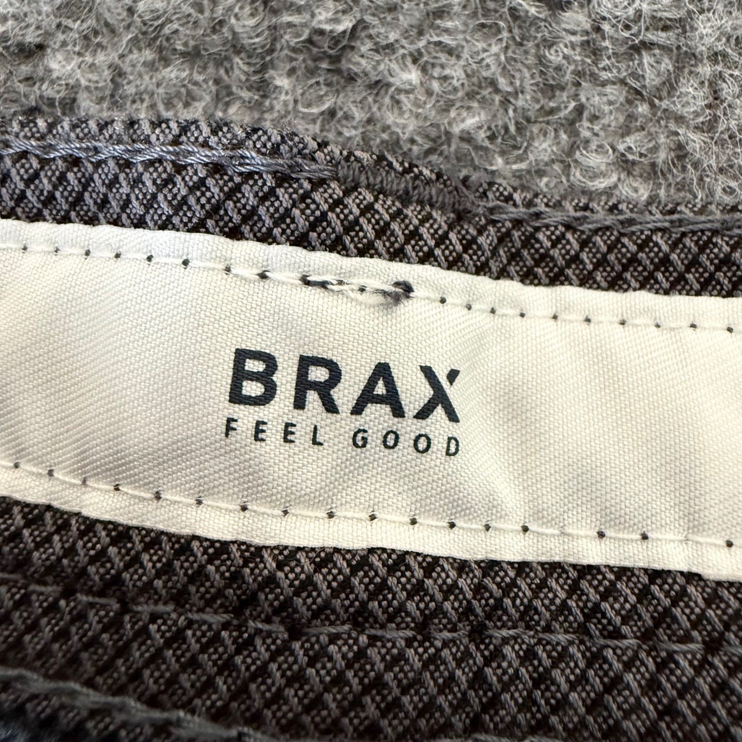 BRAX Cooper Chino Pants Mens 32x34 (32x32) Gray Casual Slim Fit Dress Trousers