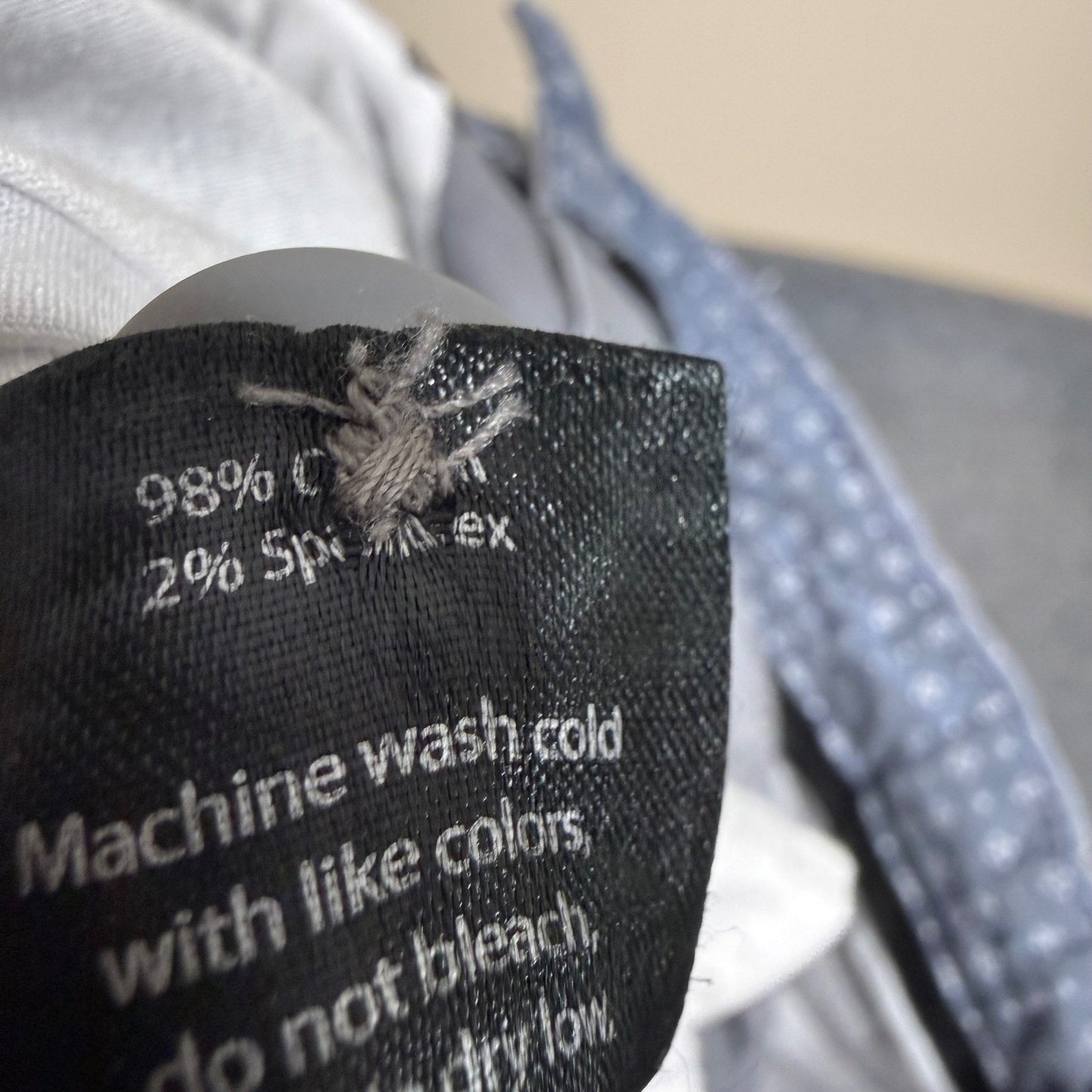 American Tall Pant Mens 34x36 Gray Casual Office Chino Workwear Everyday Comfort