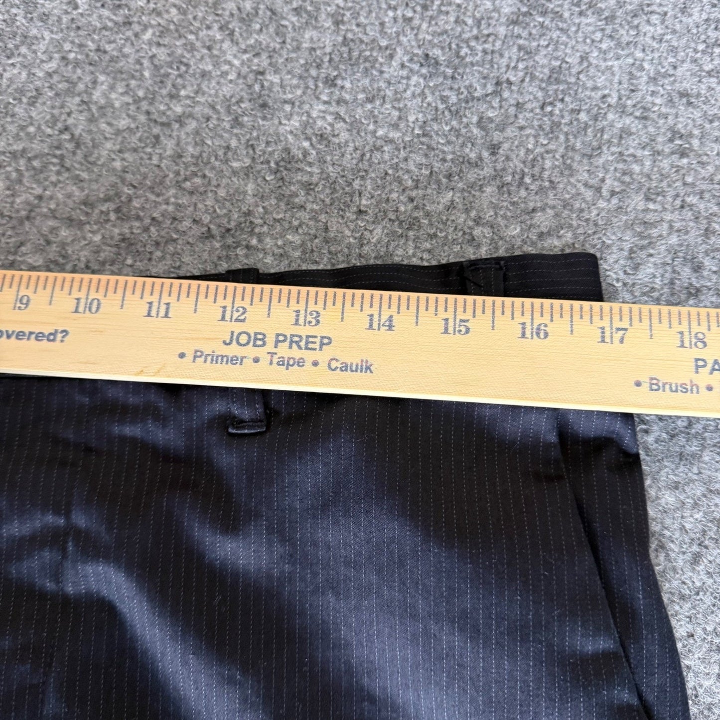 Paul Smith Dress Pants Mens 34x28 Black Pinstripe Straight Leg Business Casual