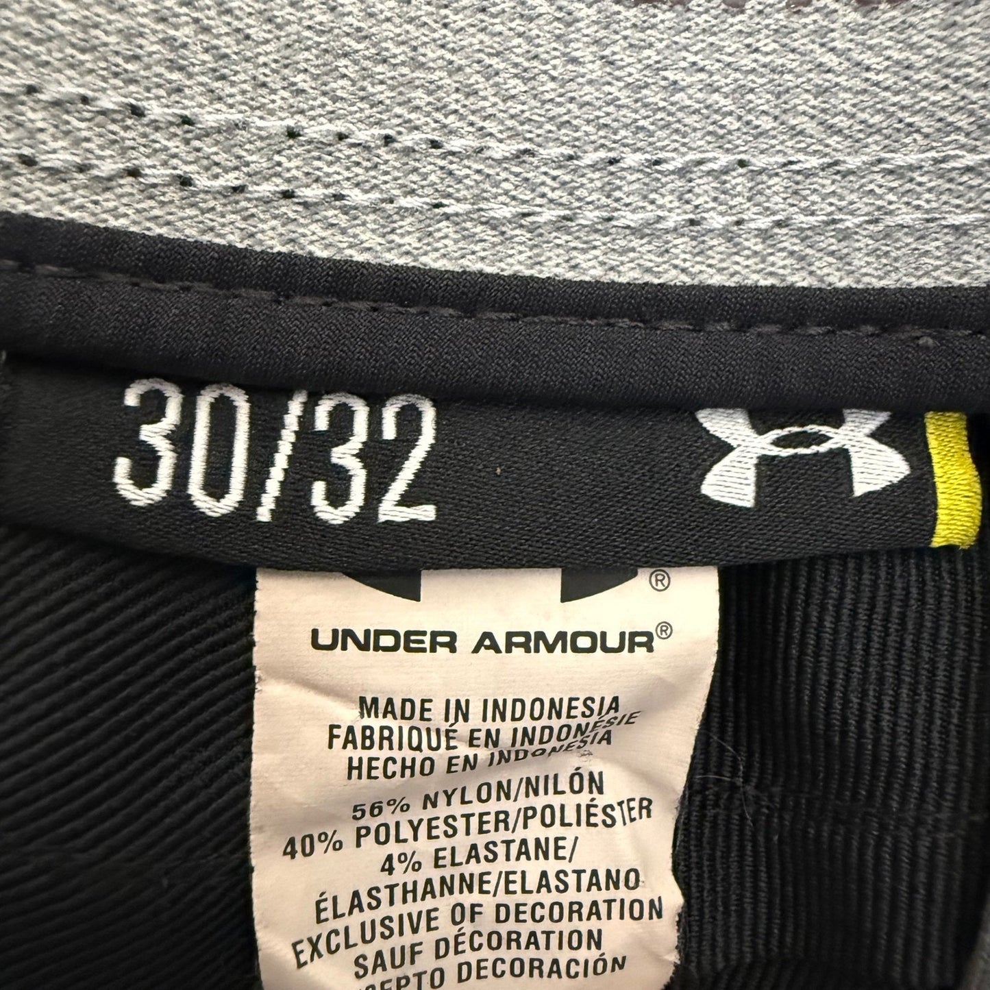 Under Armour Mens Match Play Golf Pants Black 30x32 Performance Stretch Casual