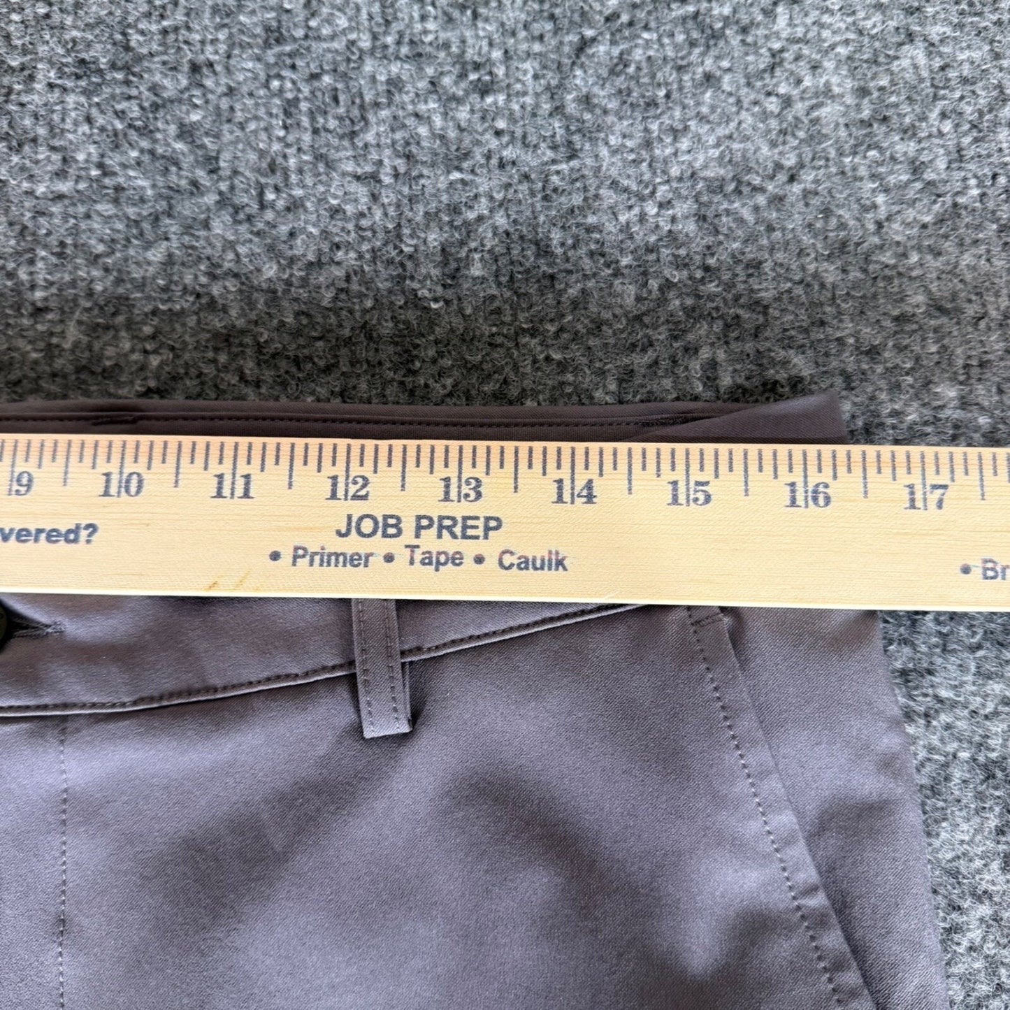 Dunning Golf Pants Men's 32x00 Gray Stretch Performance Dress Casual Trousers