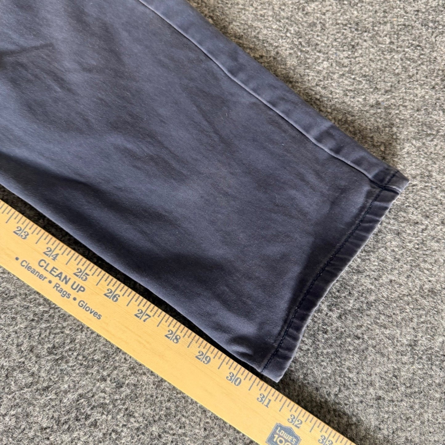 Lucky Brand 121 Slim Straight Pants Mens 36x31 Blue 5-Pocket Chino Casual