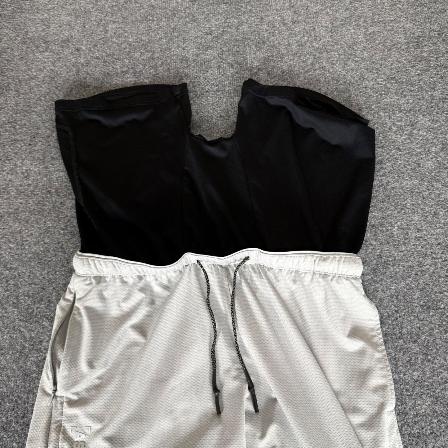 ASRV Aesthetic Revolution Mens Shorts Gray Medium Athletic Training Gym Workout