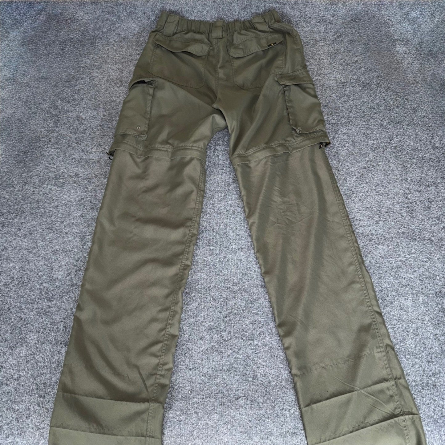 Boy Scouts of America Uniform Pant Men 30x36 Green Cargo Switchbacks Convertible