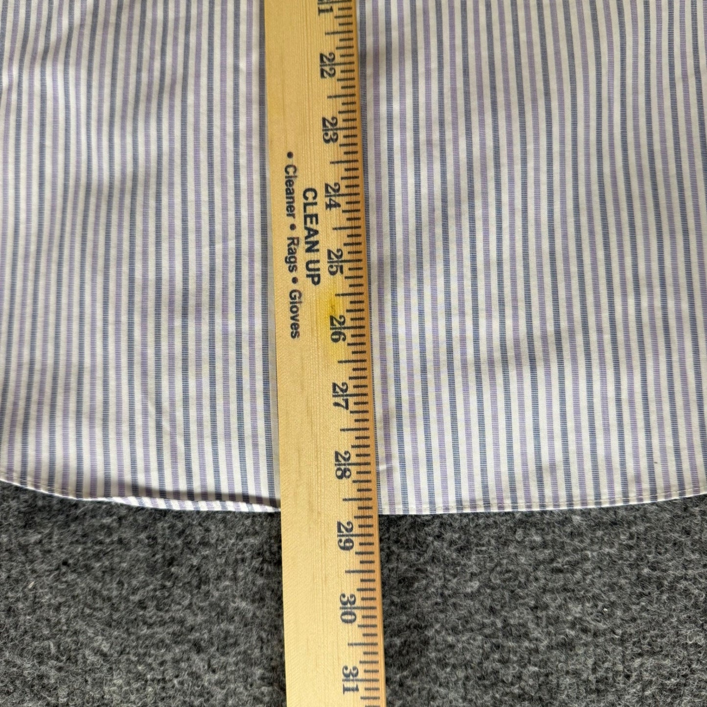 UNTUCKit Mens L Striped Wrinkle Free Cotton Button Up Shirt Long Sleeve Casual