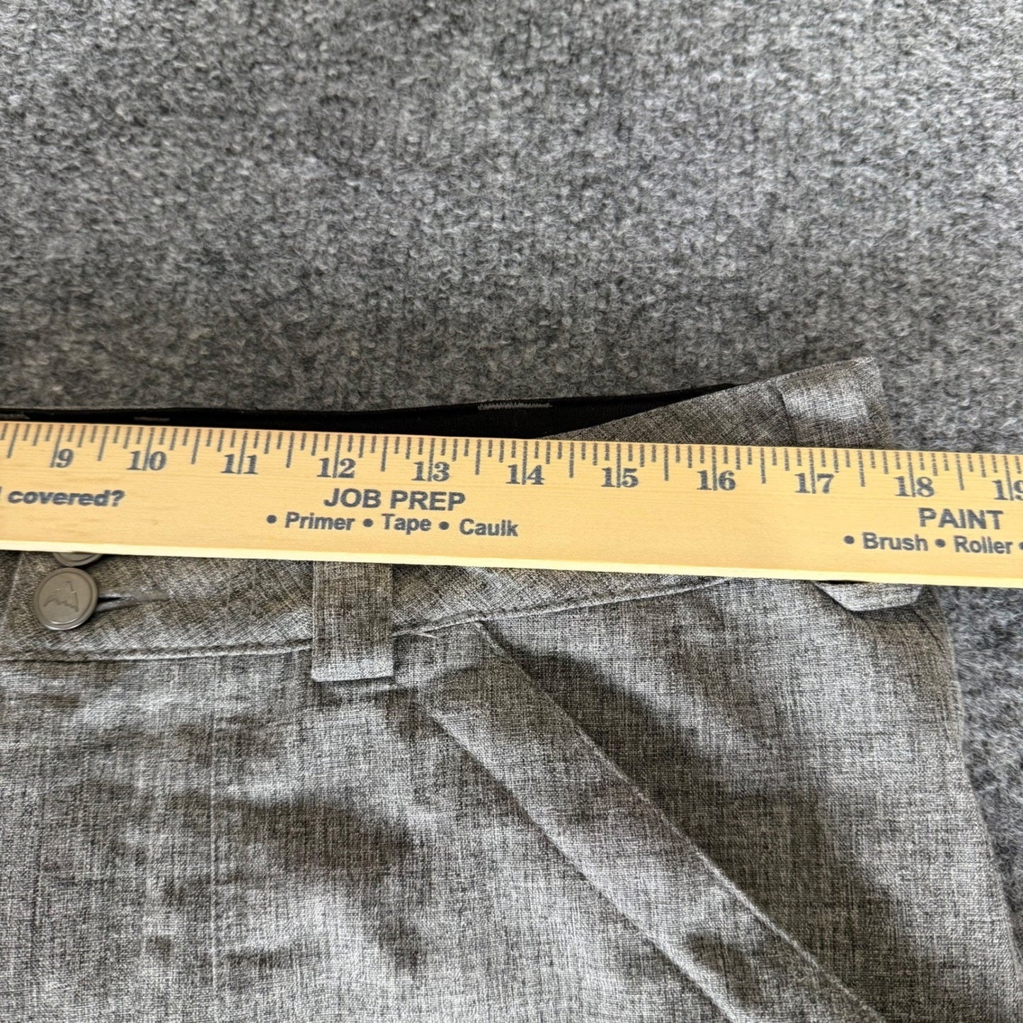 Burton Snowboard Pants Mens Medium 36x32 Gray Heather Waterproof Ski Snow Winter