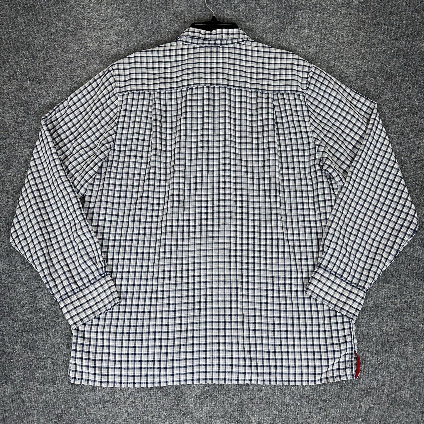 The North Face Shirt Mens Large Blue Plaid Long Sleeve Button Up Gorpcore Adult