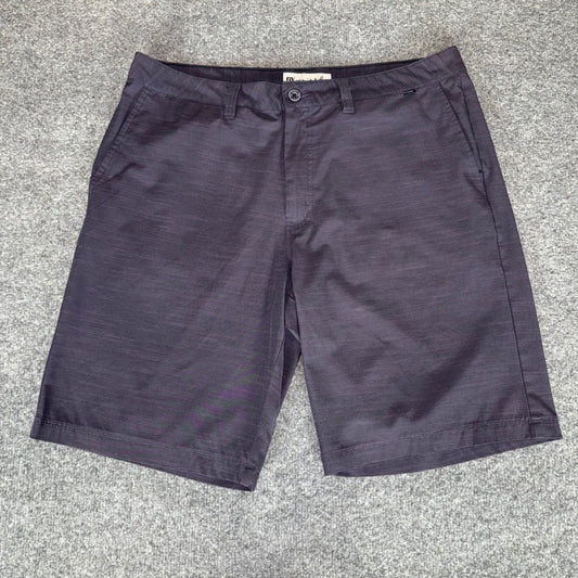 Travis Mathew Golf Shorts Mens 36 Blue Chino Flat Front Performance Activewear