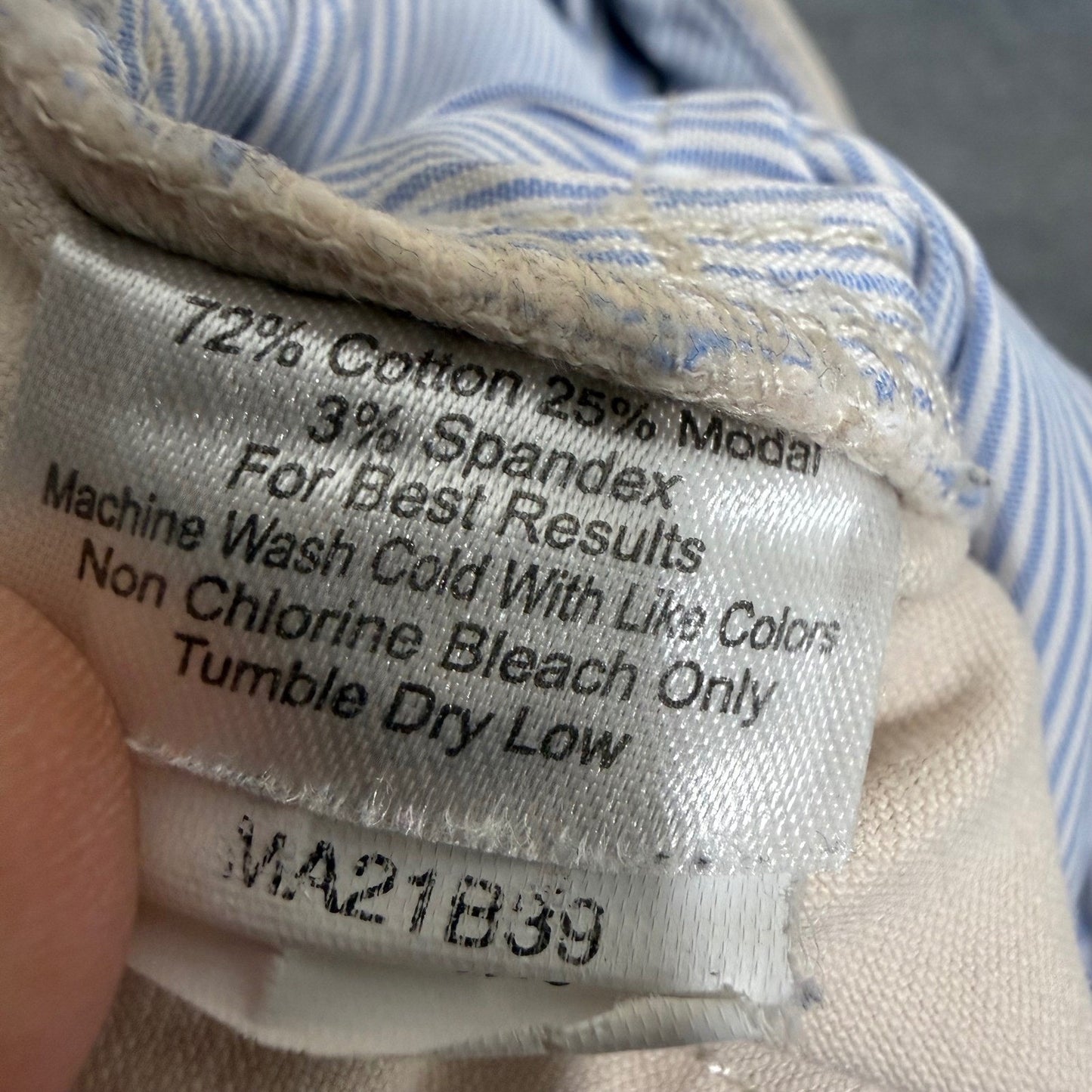 Peter Millar Ultimate Sateen 5-Pocket Pant Mens 35x29 Beige Chino Stretch Casual