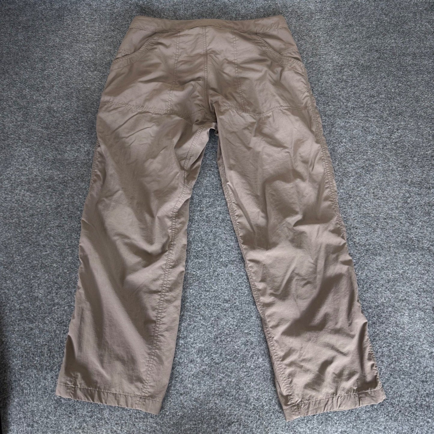 Mountain Hardwear Hiking Pants Mens Medium 32x28 Beige Lightweight Outdoor Trail