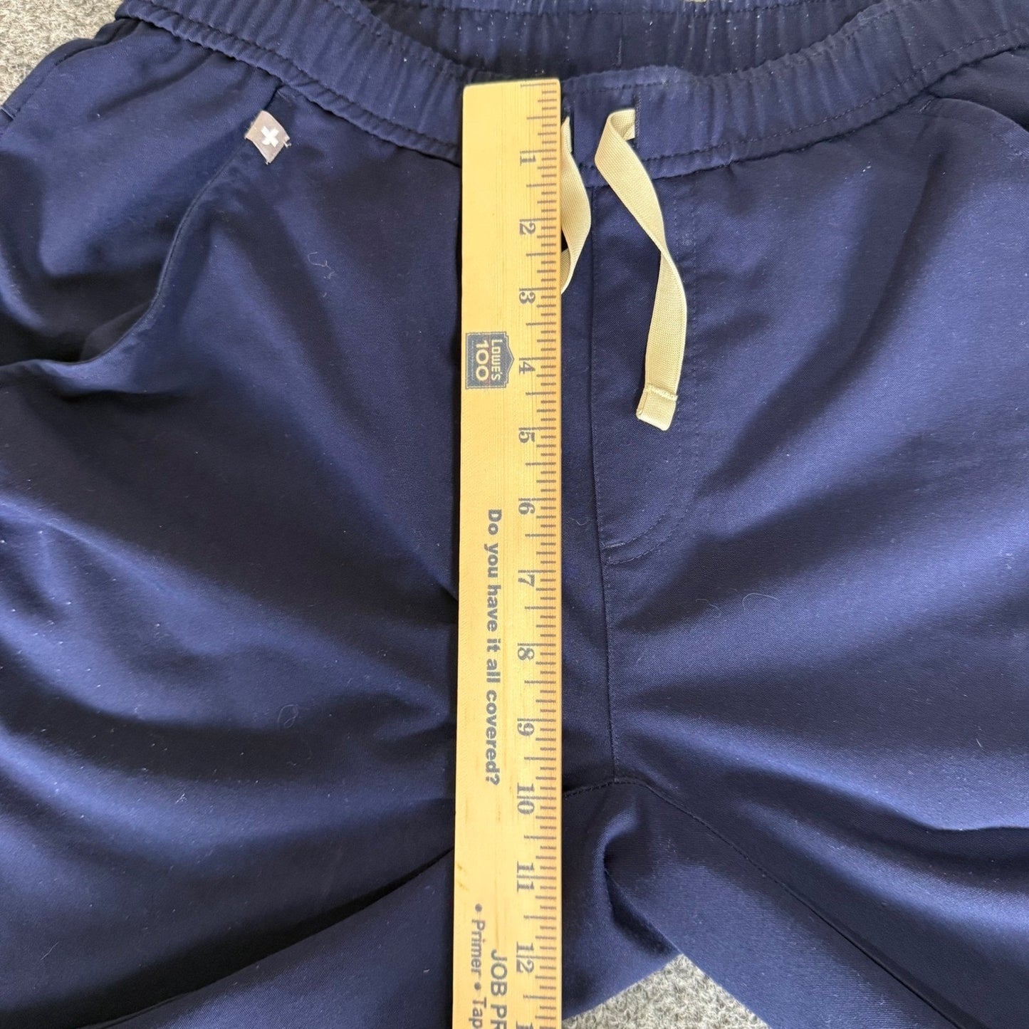 FIGS Tansen Jogger Scrub Pant Mens Small 29x31 Navy Blue Stretch Medical Nursing