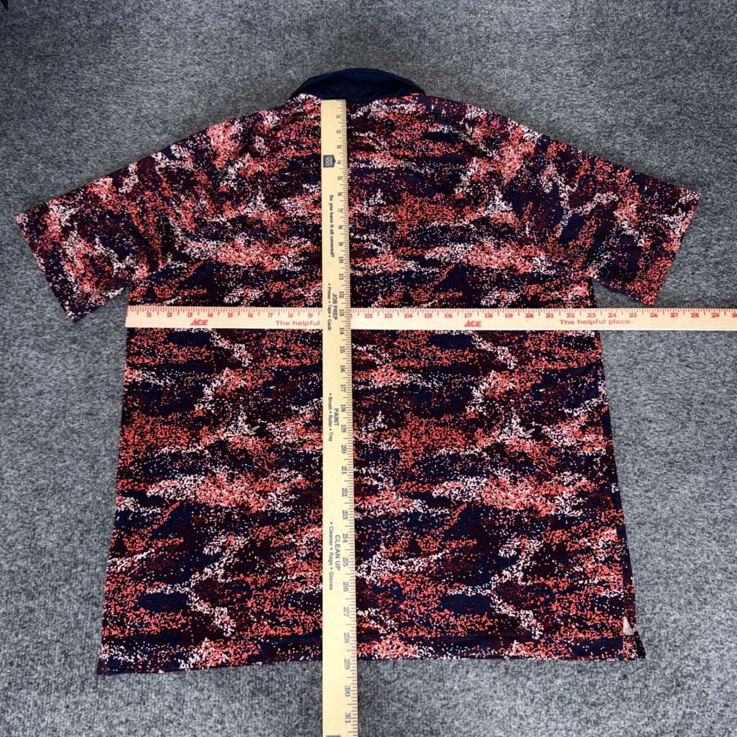 Under Armour Mens Iso-Chill Polo Shirt Large Abstract Camo Golf Performance