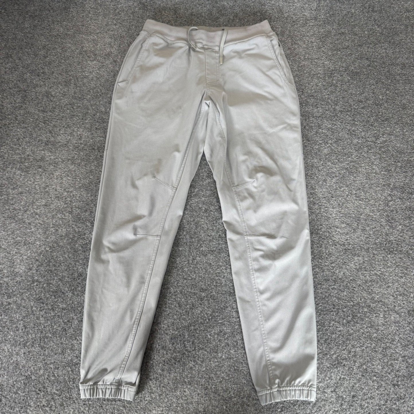 Legends Mens Gray Athletic Joggers Training Pants Small Drawstring Tapered Leg