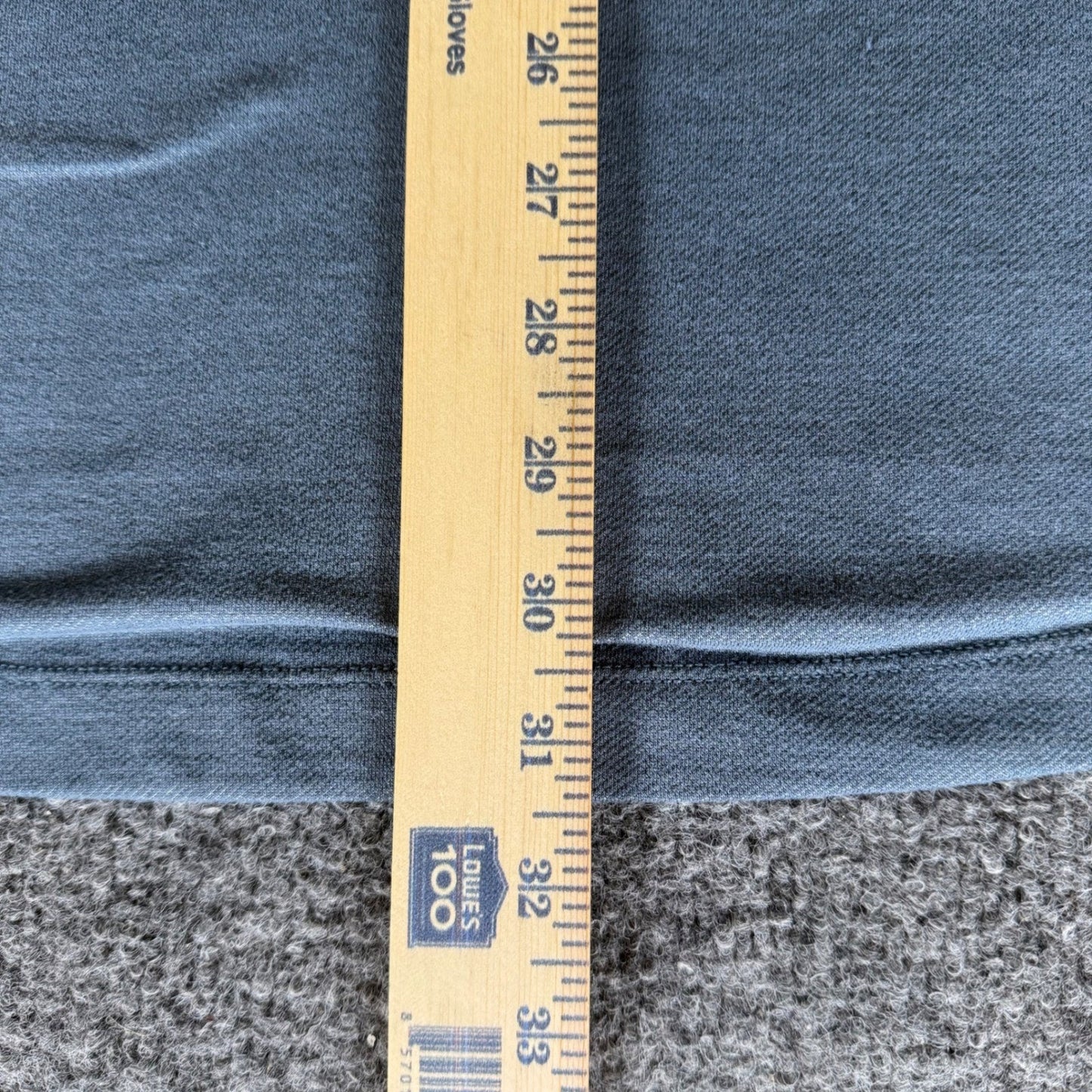 Lululemon Polo Shirt Mens Large Blue Short Sleeve Performance Golf Athleisure