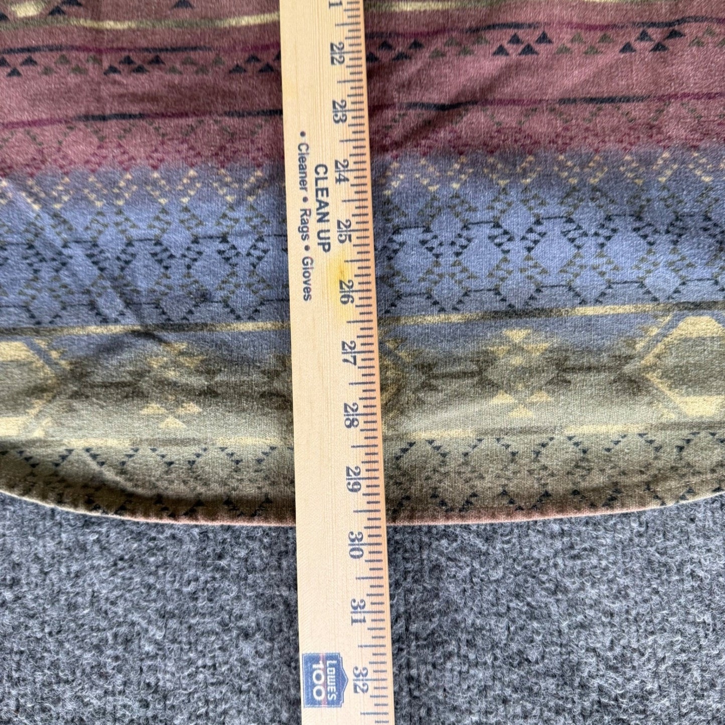 Cabelas Deerskin Chamois Shirt Mens M Southwestern Geometric Aztec Tribal VTG