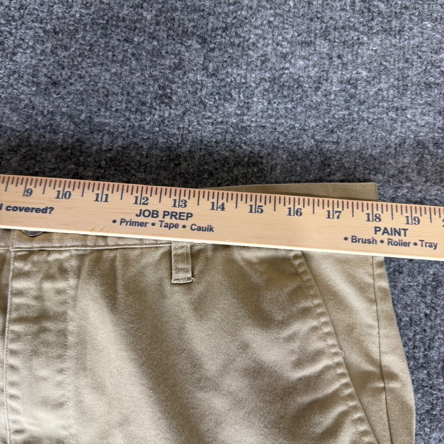 RVCA Week-End Fit Shorts Mens 36 Tan Khaki Casual Streetwear Skate Chino