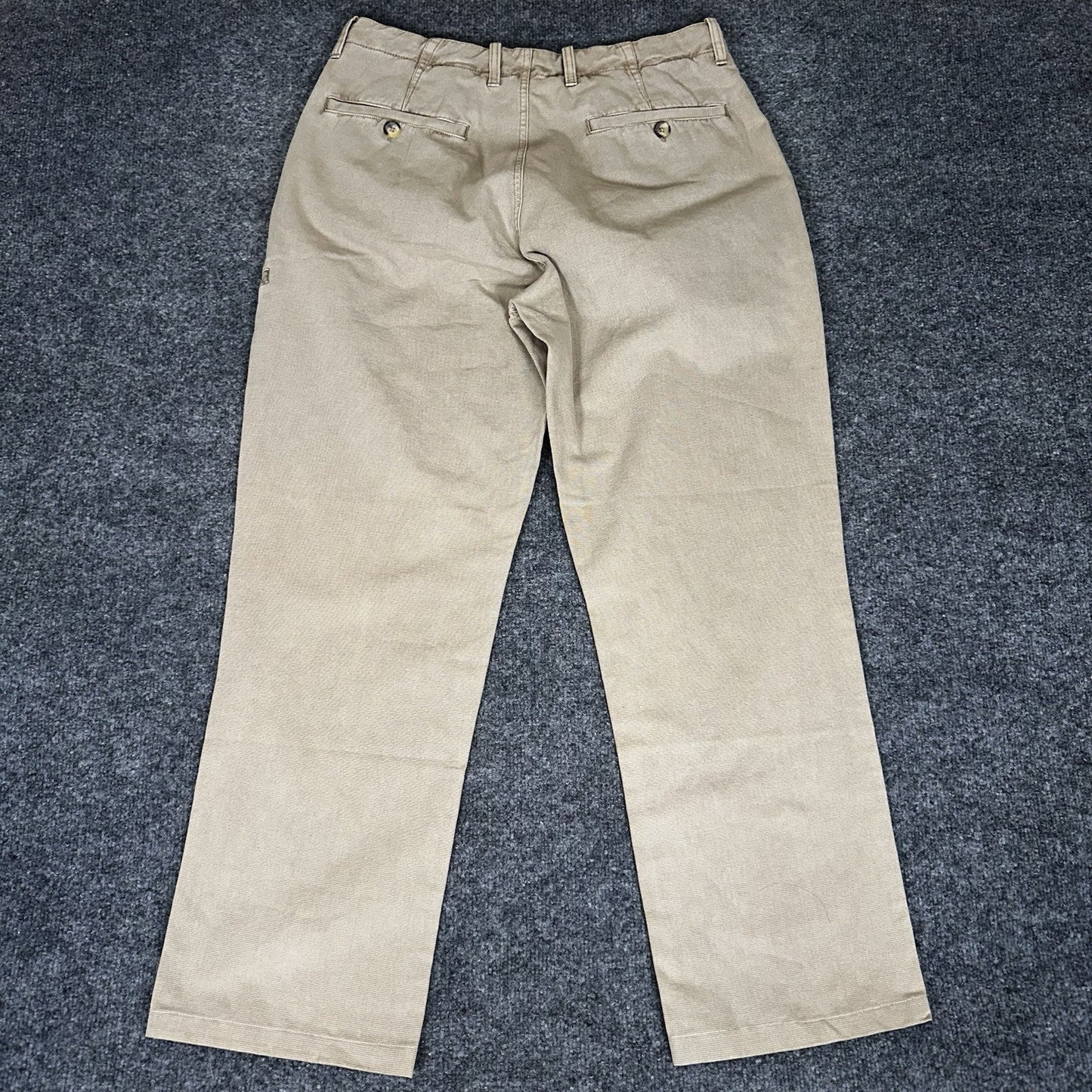 Carbon 2 Cobalt Pants Mens 34x30 Beige Straight Leg Mid Rise Casual Cotton Adult