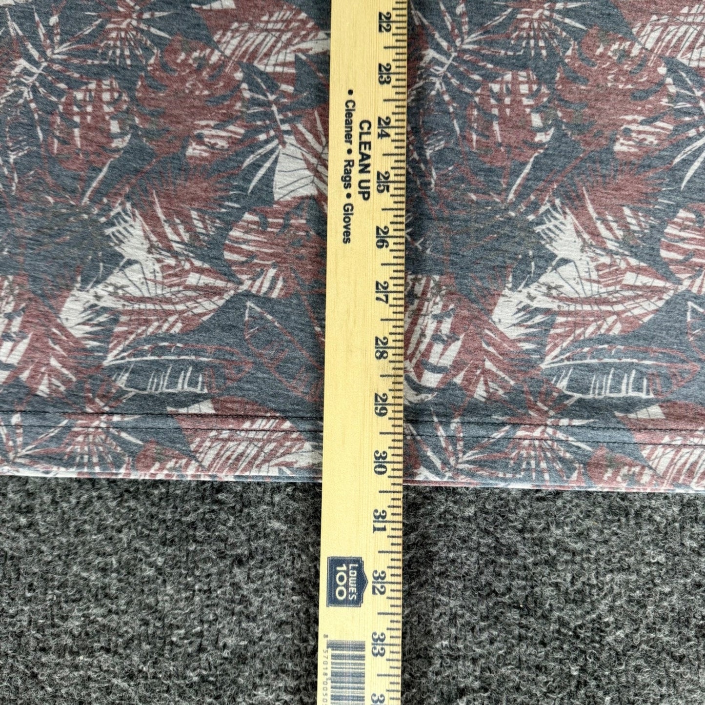 Travis Mathew Mens Golf Polo Shirt XL Tropical Leaf Print Short Sleeve Casual