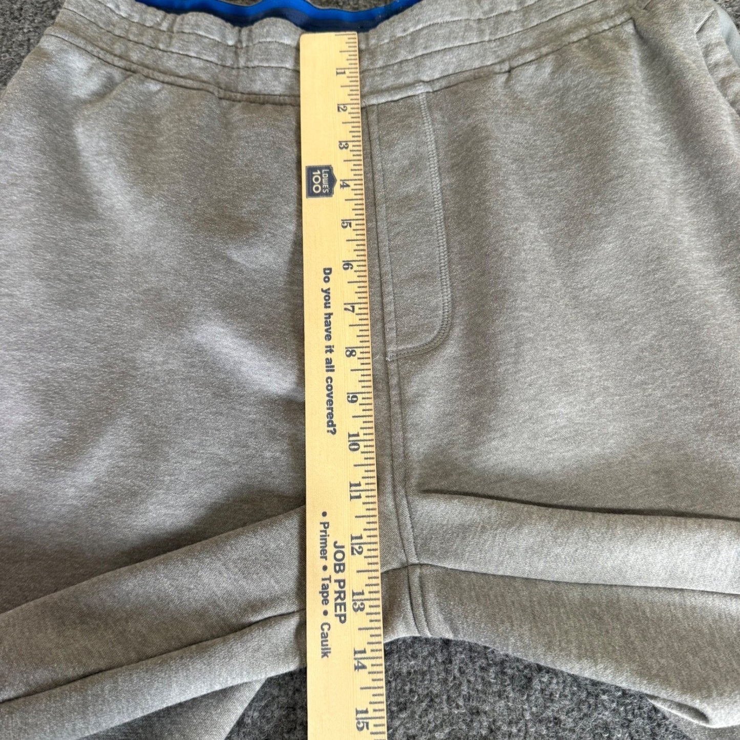 Under Armour Athletic Shorts Lounge Fleece Gym Activewear Gray Mens Large 32x9