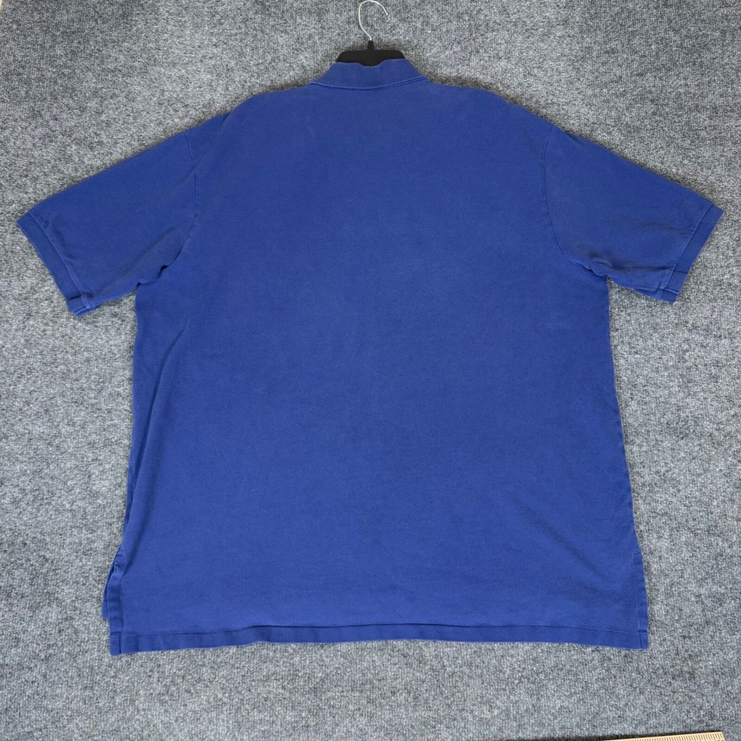 Polo Ralph Lauren Polo Shirt Blue Short Sleeve Casual Orange Pony Men's 2XLT