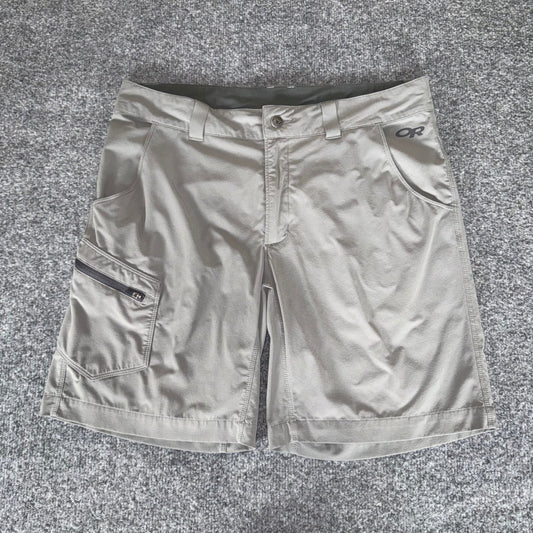 Outdoor Research Cargo Shorts Mens 34 (35) Gray Hiking Outdoor Adventure Trail