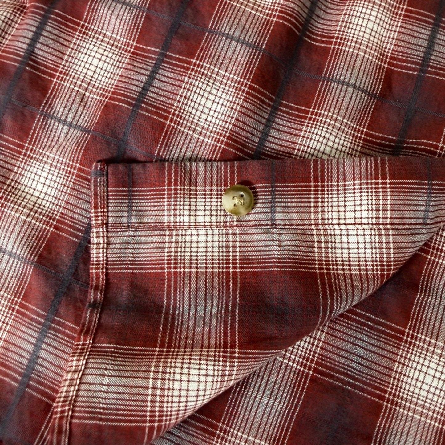 Pendleton Frontier Pearl Snap Shirt Long Sleeve Mens Large Red Plaid Western