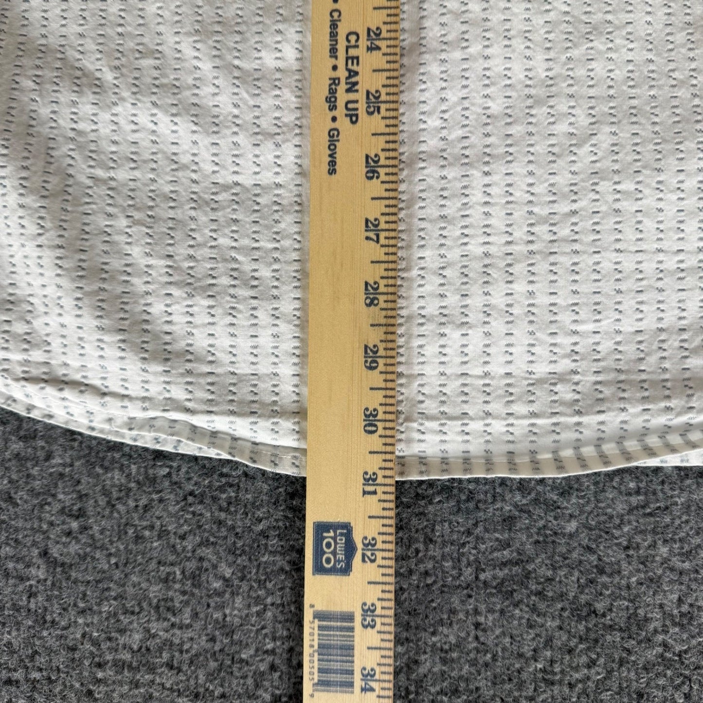 Cody James Core Shirt Mens Large White Seersucker Short Sleeve Button Up Western