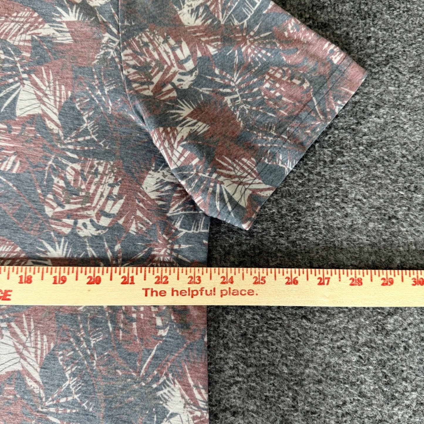 Travis Mathew Mens Golf Polo Shirt XL Tropical Leaf Print Short Sleeve Casual