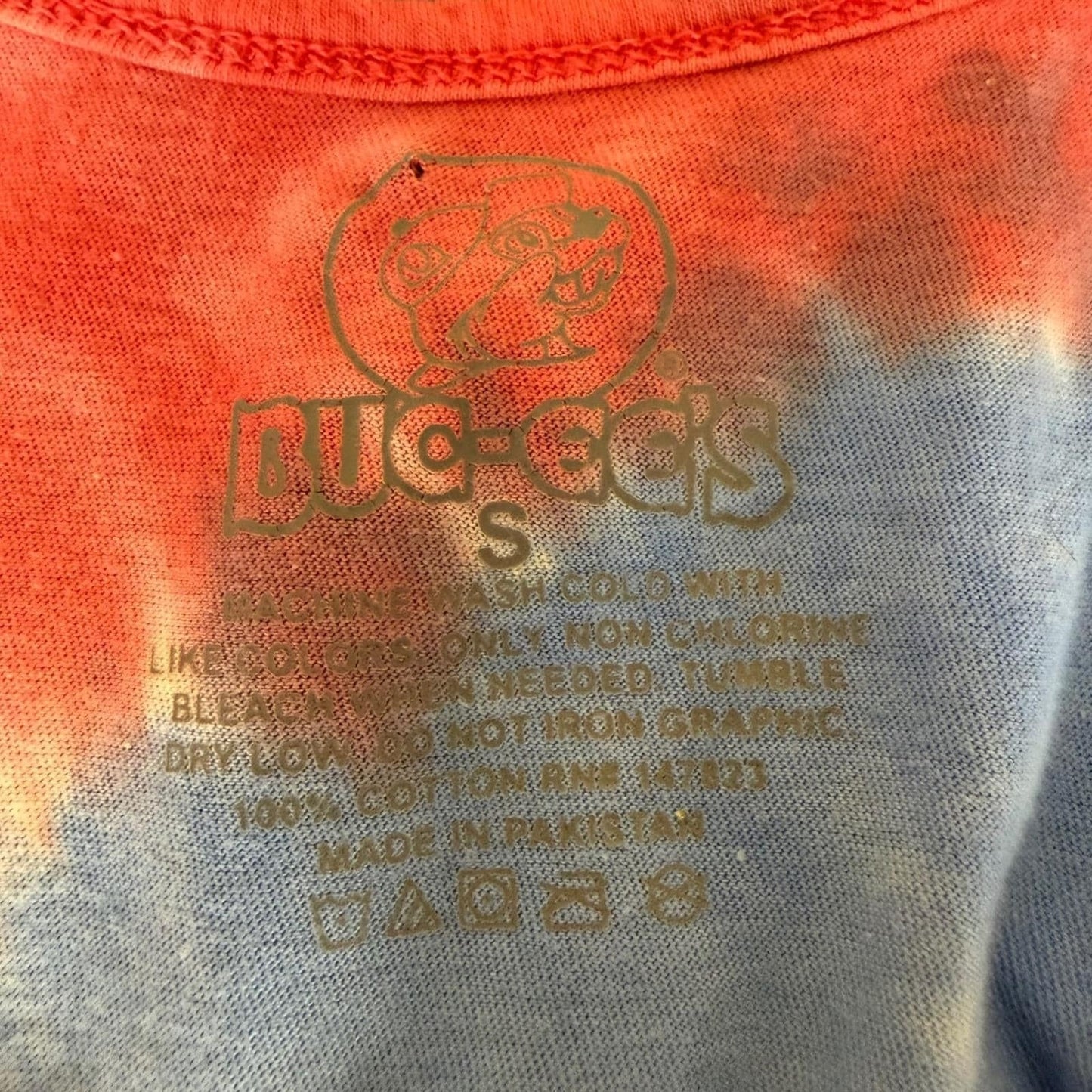 Bucee's Tie Dye Tank Top Shirt Mens S Sleeveless Graphic Casual Festival Beach