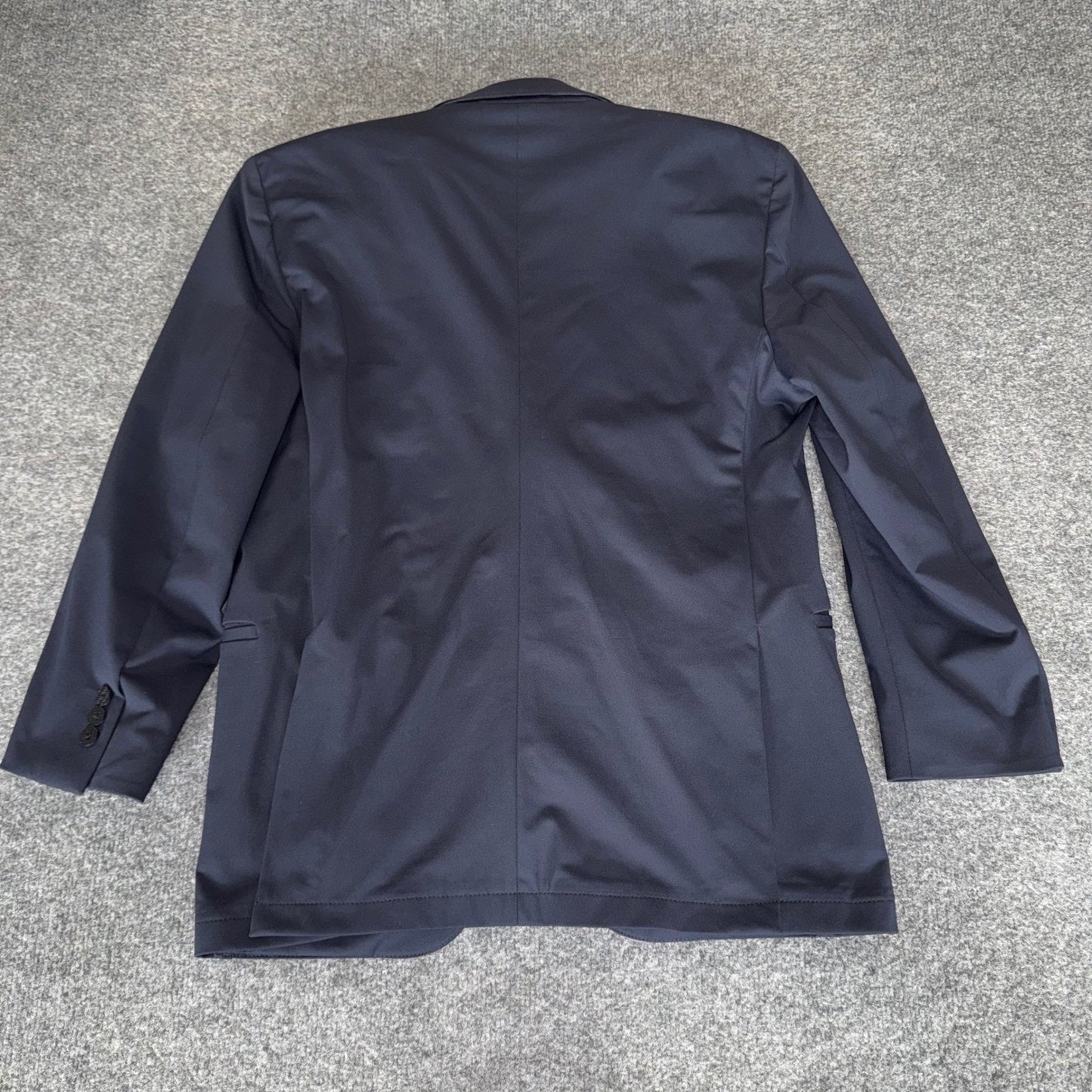 Twillory Blazer Suit Jacket Mens 40S Navy Blue Tailored Business Casual Travel