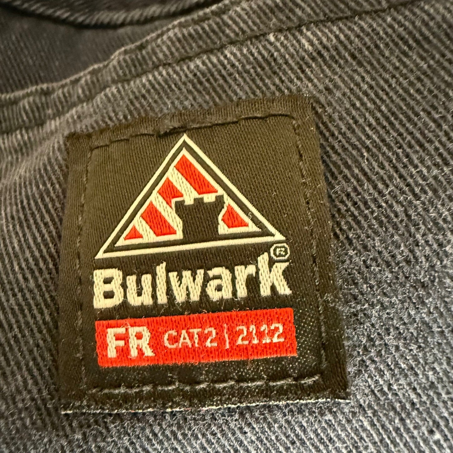 Bulwark FR Work Pants Men's 36x33 Blue Flame Resistant CAT2 Industrial Safety