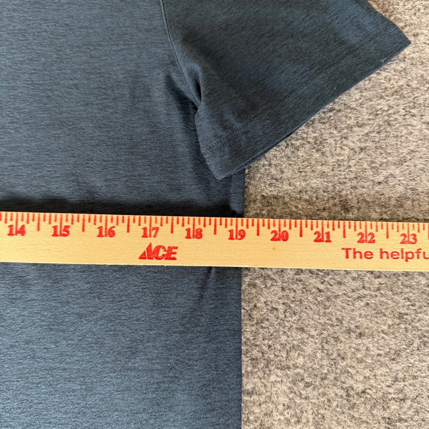 Vuori Polo Shirt Mens Small Blue Short Sleeve Athletic Golf Casual Stretch Top